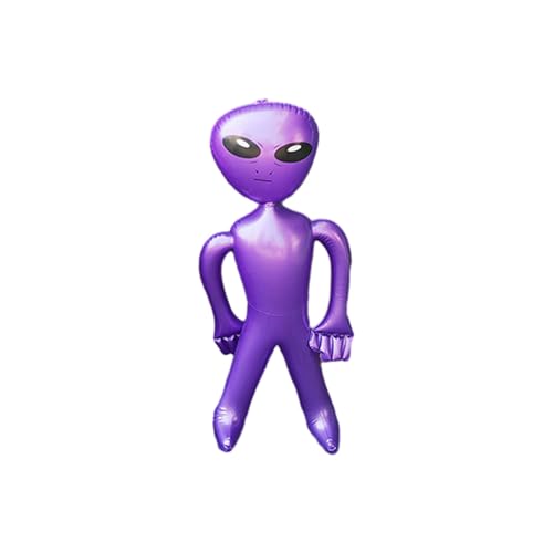 Fenteer Aufblasbare Alien-Requisiten, aufblasbare PVC-Puppe, lustige Alien-Figuren, aufblasbares Spielzeug für Bar, Weltraum, Themenparty, Festival-Dekoration, Lila, S Fenteer Aufblasbare Alien-Requisiten, aufblasbare PVC-Puppe, lustige Alien-Figuren, aufblasbares Spielzeug für Bar, Weltraum, Themenparty, Festival-Dekoration, Lila, S von Fenteer