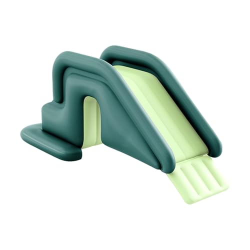 Fenteer Aufblasbare Wasserrutsche, strapazierfähig, für, professionell, aufzubauen, PVC, praktisches Zubehör, für den Innen- und, GrÜn von Fenteer