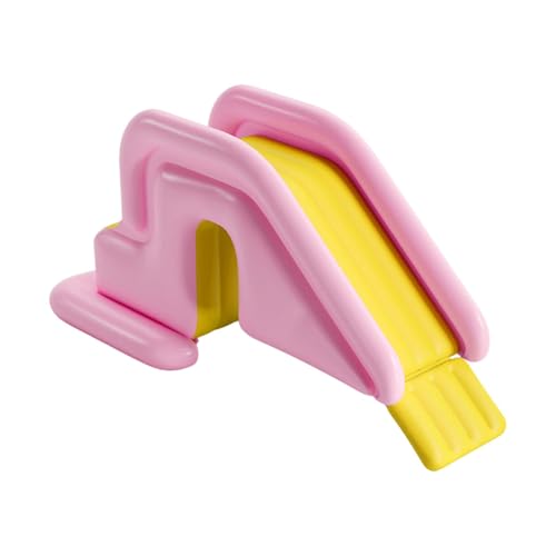 Fenteer Aufblasbare Wasserrutsche, strapazierfähig, für, professionell, aufzubauen, PVC, praktisches Zubehör, für den Innen- und, Rosa von Fenteer