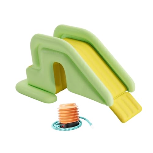 Fenteer Aufblasbare Wasserrutsche Wasserrutsche für Hochleistungs-PVC-Spielzentrum Wasserpark Hüpfburg für oberirdische Pools im Hinterhof von Fenteer