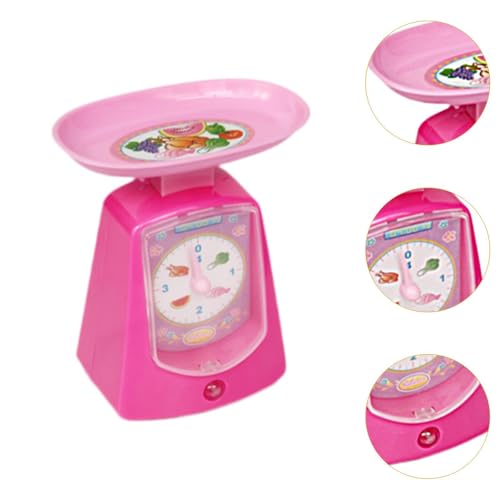 Fenteer Balance Scale Spielzeug für Kinder Mini, Rollenspiel, Nachahmung Einer lustigen Waage, pädagogisches Rollenspiel für den Kindergeburtstag, Rosa von Fenteer