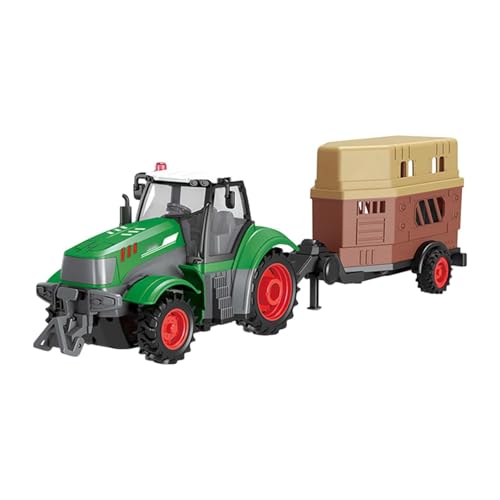 Fenteer Bauernhof-Traktor-LKW-Spielzeug, BAU-LKW-Spielzeug, frühes Lernspielzeug, Landwirtschafts-Spielzeug, Bauernhof-Fahrzeug-Spielzeug für Jungen ab 3, Viehtransporter Fenteer Bauernhof-Traktor-LKW-Spielzeug, BAU-LKW-Spielzeug, frühes Lernspielzeug, Landwirtschafts-Spielzeug, Bauernhof-Fahrzeug-Spielzeug für Jungen ab 3, Viehtransporter von Fenteer
