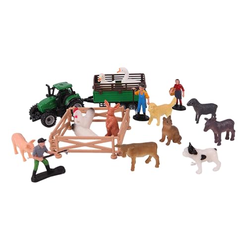 Fenteer Bauernhoftierfiguren, Spielzeugsammlung, realistische Dekorationen, simulierte Mikrolandschaftsmodelle, Figuren für, Erwachsene und, 20 Stück Fenteer Bauernhoftierfiguren, Spielzeugsammlung, realistische Dekorationen, simulierte Mikrolandschaftsmodelle, Figuren für, Erwachsene und, 20 Stück von Fenteer