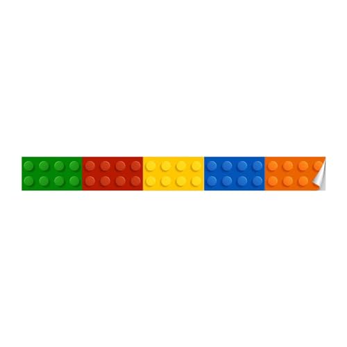 Fenteer Bausteine ​​Wandaufkleber Kunst Einkünfte Mehrzweck einfach Installation Accessoires Decoring Board Wall Decal für Kinderzimmer von Fenteer