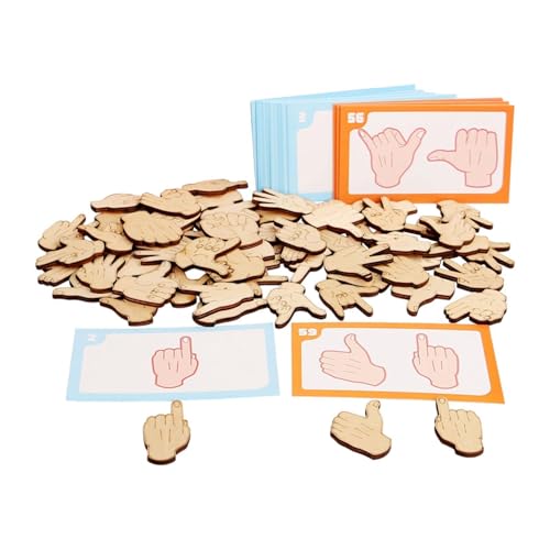 Fenteer Bildungsübereinstimmungsspiel, hölzerne passende Gestenpuzzle, Hand -Augenkoordinationstischspiel, Gestenform -Matching -Spielzeug Fenteer Bildungsübereinstimmungsspiel, hölzerne passende Gestenpuzzle, Hand -Augenkoordinationstischspiel, Gestenform -Matching -Spielzeug von Fenteer