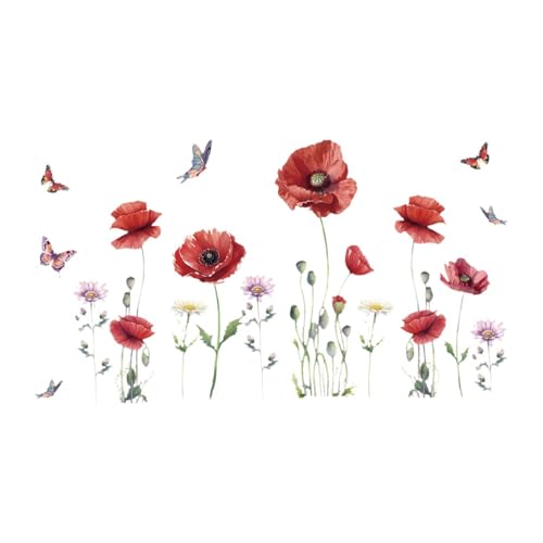 Fenteer Blumen Schmetterling Wandaufkleber Aufkleber Kunst Wandadhäsion Dekoration PVC Tapete Wandkunstdekor für Urlaubsbüroschule Fenteer Blumen Schmetterling Wandaufkleber Aufkleber Kunst Wandadhäsion Dekoration PVC Tapete Wandkunstdekor für Urlaubsbüroschule von Fenteer