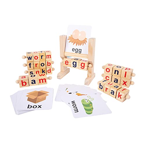 Fenteer Buchstabierspiele Buntes Montessori-Lernspielzeug Hand-Auge-Koordination Matching-Spiel Puzzle-Spielzeug für Aktivitäten Zuhause Geschenke Mädchen von Fenteer