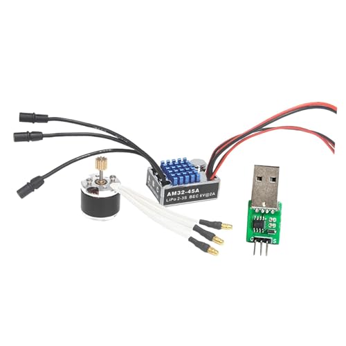 Fenteer Bürstenloser Motor mit ESC -Set, 1/12 Skala, Verschleiß resistente Zuverlässigkeit mit Parametern Einstellungsanbieter für MN78 MN168 ersetzen Fenteer Bürstenloser Motor mit ESC -Set, 1/12 Skala, Verschleiß resistente Zuverlässigkeit mit Parametern Einstellungsanbieter für MN78 MN168 ersetzen von Fenteer