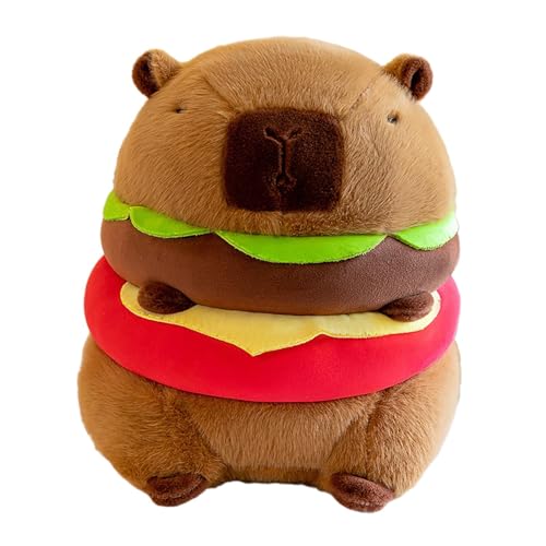 Fenteer Capybara-Plüschtier, Capybara, Stofftier, einzigartige Geburtstagsgeschenke, süßes Capybara-Plüschtier, Kissen, Puppenspielzeug für Kinder und, m von Fenteer