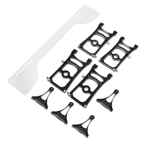 Fenteer --Chassis-Setup-System-Set, RC-Aluminiumlegierung, direkter Ersatz für stabiles Ausrichtungswerkzeug für Federung und Lenkung, Ohne Schraubenschlüssel von Fenteer