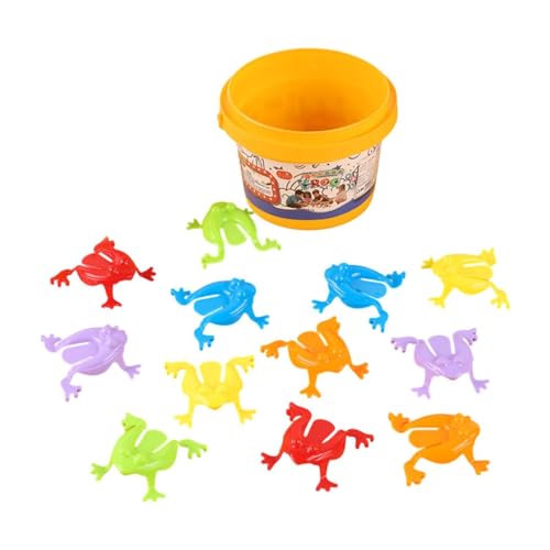 Fenteer Coole springende Frösche springende Pessach frösche springen Spielzeug frösche für Kleinkinder Kinder Geburtstags Geschenke, 13 Stück von Fenteer