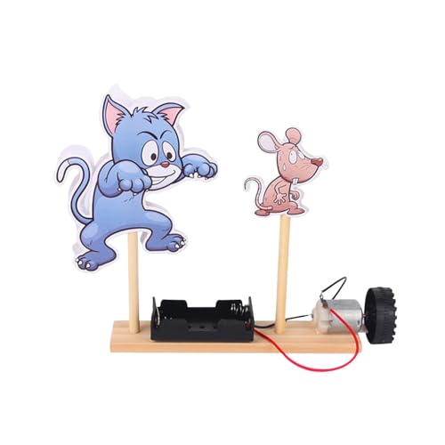 Fenteer DIY-Kits für wissenschaftliche Experimente, frühes Lernen, Feinmotorik, DIY-Montage, Lehrmittel, Katze und Maus, für Kinder im Alter von 3–12 Jahren von Fenteer
