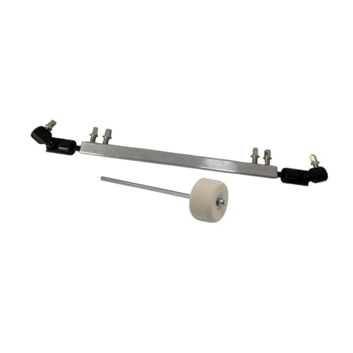 Fenteer Doppel Bass Drum Pedal Antriebswelle Verbindungsstange Professional mit Schlägel zu Installieren Zubehör Antriebswelle Verbindungsstange, Schwarzes Silber Fenteer Doppel Bass Drum Pedal Antriebswelle Verbindungsstange Professional mit Schlägel zu Installieren Zubehör Antriebswelle Verbindungsstange, Schwarzes Silber von Fenteer