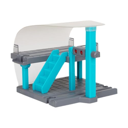 Fenteer Eisenbahnschienenzubehör -Lernbahnplattform Modelleisenbahnstation für Geschenkaktivität Rollenspielparty Vorschule, Blau Fenteer Eisenbahnschienenzubehör -Lernbahnplattform Modelleisenbahnstation für Geschenkaktivität Rollenspielparty Vorschule, Blau von Fenteer