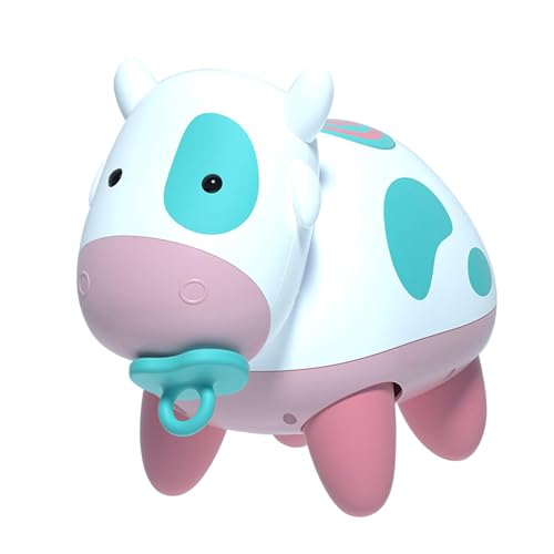 Fenteer Elektrisches Krabbel-Kuh-Spielzeug mit, interaktives Laufspielzeug, kreativ für Neugeborene Mädchen im Alter von 6 bis 12–18 Monaten von Fenteer