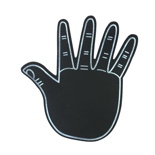 Fenteer Eva Foam Hand Handschuhe, Riesenschaumfinger, kreative Jubelhandschuhe, Cheerleading Finger Hand für Spiele, Sport, Events, Party, Schwarz Fenteer Eva Foam Hand Handschuhe, Riesenschaumfinger, kreative Jubelhandschuhe, Cheerleading Finger Hand für Spiele, Sport, Events, Party, Schwarz von Fenteer