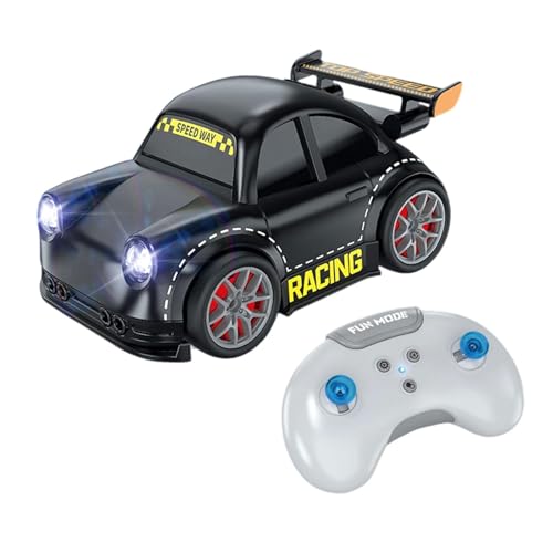 Fenteer Ferngesteuertes Auto, Spielzeug, Hobby, RC-Auto, Folgemodus, RC-Fahrzeug, Lernspielzeug für Jungen und Mädchen, fantasievolles Spielen, Schwarz von Fenteer