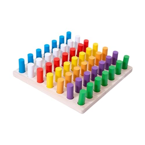 Fenteer Finger Interposer Pädagogisches Spielzeug Feinmotorik Pädagogisches Sensorisches Spielzeug Brettspiel Farbsortierung für Childern, Style A von Fenteer