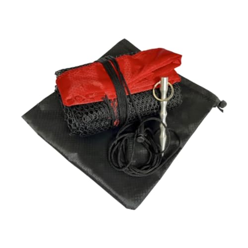 Fenteer Fischernetz-Fangkorb mit Kordelzug, zusammenklappbar, praktisch, Fischschutzkorb, Fischernetz für kleine Fische, Netzbeutel für Bodennägel Fenteer Fischernetz-Fangkorb mit Kordelzug, zusammenklappbar, praktisch, Fischschutzkorb, Fischernetz für kleine Fische, Netzbeutel für Bodennägel von Fenteer