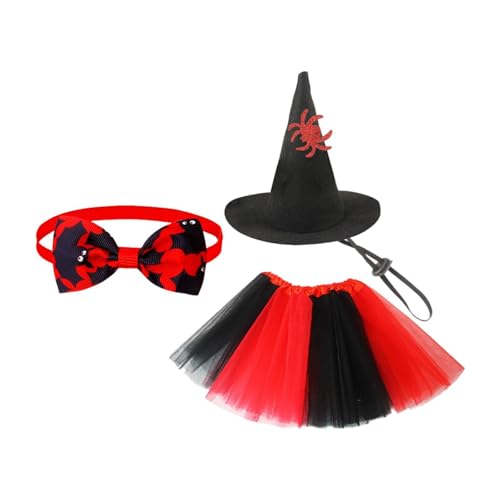 Fenteer Gänse-Outfit, Kleidung, lustig, süß, Halloween-, Fliege, Rock, Hut, elastischer Bund für Frühling, Rasen, Landschaft, Hof von Fenteer