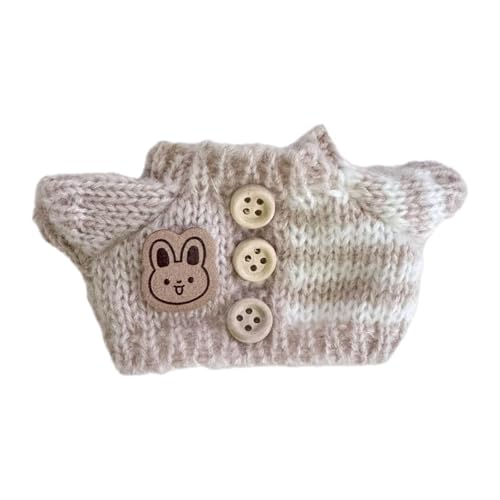 Fenteer Gefüllter Puppenpullover, Plüschpuppenpullover, DIY für Kinder, Machen Sie Ihre eigene Puppe, Plüschpuppenkleidung für 6,69-Zoll-Puppe, Khaki Fenteer Gefüllter Puppenpullover, Plüschpuppenpullover, DIY für Kinder, Machen Sie Ihre eigene Puppe, Plüschpuppenkleidung für 6,69-Zoll-Puppe, Khaki von Fenteer