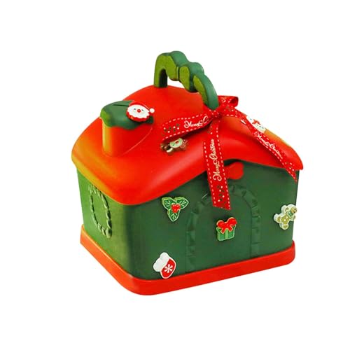 Fenteer Geschenkbox für Weihnachtssüßigkeiten, Geschenkboxen für Weihnachtshäuser, Partyzubehör, Weihnachtsgeschenkboxen für Kinder zur Hochzeit, Stil D Fenteer Geschenkbox für Weihnachtssüßigkeiten, Geschenkboxen für Weihnachtshäuser, Partyzubehör, Weihnachtsgeschenkboxen für Kinder zur Hochzeit, Stil D von Fenteer
