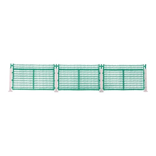 Fenteer HO Maßstab Zaun Lattenzaun mit Pfosten Set Gleis Eisenbahn Zubehör Landschaft Zubehör für Modelleisenbahn Modellbau, 4 Pfosten-Set von Fenteer