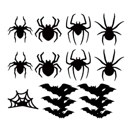 Fenteer Halloween 3D Fledermaus Wandaufkleber, Leuchtende Fensteraufkleber Fledermaus Wanddekor, für den Innenbereich, Urlaub, Bauernhaus, 21 Stück Fenteer Halloween 3D Fledermaus Wandaufkleber, Leuchtende Fensteraufkleber Fledermaus Wanddekor, für den Innenbereich, Urlaub, Bauernhaus, 21 Stück von Fenteer