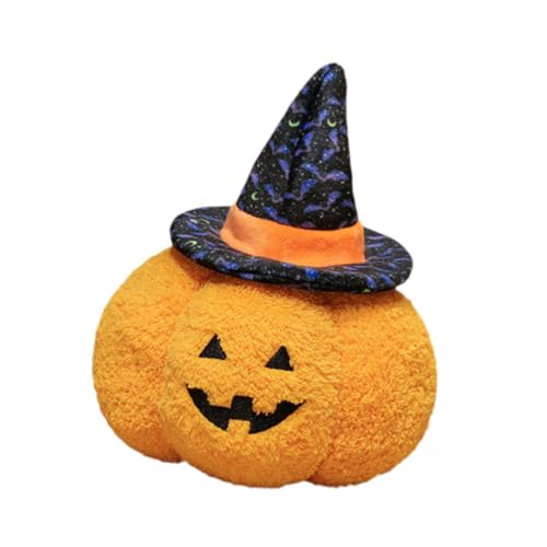 Fenteer Halloween-Plüschtier, süßes Plüschtier, Geschenke, Party-Dekoration, Umarmungsspielzeug, 20 cm, gefülltes Kissen, Festliche Dekorationen für, Kürbis von Fenteer