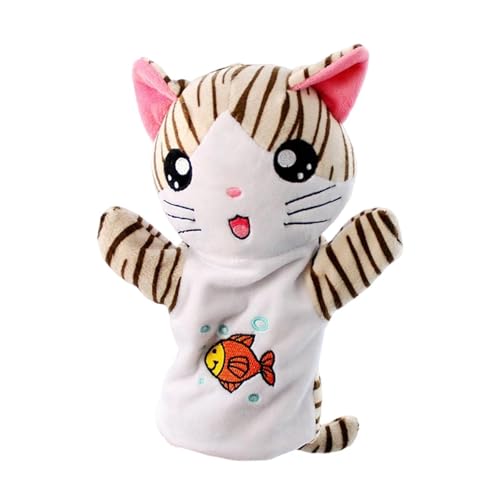 Fenteer Handpuppe Plüschtier, niedlich, lustig, lehrreich, Geburtstagsgeschenk, Plüschtier, Katze, Wrestling-Handschuh für Kindergarten, Partygeschenke für Fenteer Handpuppe Plüschtier, niedlich, lustig, lehrreich, Geburtstagsgeschenk, Plüschtier, Katze, Wrestling-Handschuh für Kindergarten, Partygeschenke für von Fenteer