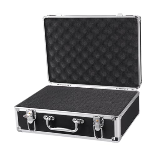 Fenteer Hartschalen-Tragekoffer, Werkzeugkasten, Koffer, Aluminiumlegierung, tragbarer Aluminium-Aufbewahrungskoffer, Instrumenten-Dokumenten-Organizer-Box, Style E Fenteer Hartschalen-Tragekoffer, Werkzeugkasten, Koffer, Aluminiumlegierung, tragbarer Aluminium-Aufbewahrungskoffer, Instrumenten-Dokumenten-Organizer-Box, Style E von Fenteer