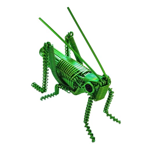 Fenteer Heuschrecken-Modell, Heuschrecken-Figur, Kunstwerk, kreative Simulation, handgefertigte Heuschrecken-Skulptur aus Aluminium für den von Fenteer