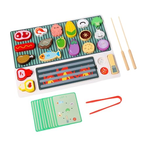 Fenteer Hölzerne Spielen Lebensmittel Set Kochspielzeug, Tat, Spiele, Feinmotorik, Bildung DIY Food Play Kitchen Accessoires für Kinder Kinder Geschenke , Grill Fenteer Hölzerne Spielen Lebensmittel Set Kochspielzeug, Tat, Spiele, Feinmotorik, Bildung DIY Food Play Kitchen Accessoires für Kinder Kinder Geschenke , Grill von Fenteer