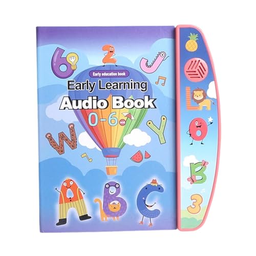 Fenteer Hörbuch zum Englischlernen, Frühlernen, Hörbuch, sprechende Aktivität, Vorschule für im Alter von 3 4 5 6 Jahren, pädagogisches Spielzeug, Rosa Fenteer Hörbuch zum Englischlernen, Frühlernen, Hörbuch, sprechende Aktivität, Vorschule für im Alter von 3 4 5 6 Jahren, pädagogisches Spielzeug, Rosa von Fenteer