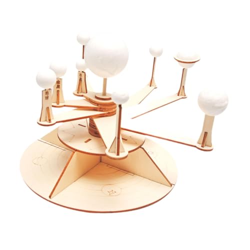 Fenteer Holzbaustein-Kit, Weltraumspielzeug, Übungs-DIY-Zubehör, elektronisches Wissenschafts-Kit, Technologie-Spielzeug für die Schule, Sekundarstufe, Jungen von Fenteer