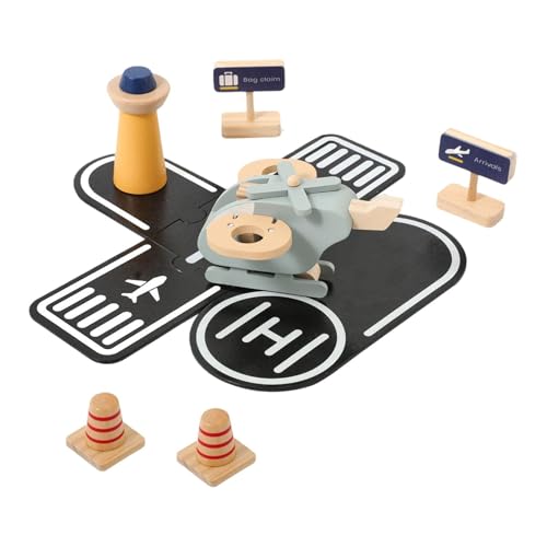 Fenteer Holzflugzeug-Spielzeug, Lufttransportfahrzeuge, Spielset, Rollenspiel, frühes Lernspielzeug, pädagogisch wertvoll für Kinder ab 3 Jahren Fenteer Holzflugzeug-Spielzeug, Lufttransportfahrzeuge, Spielset, Rollenspiel, frühes Lernspielzeug, pädagogisch wertvoll für Kinder ab 3 Jahren von Fenteer