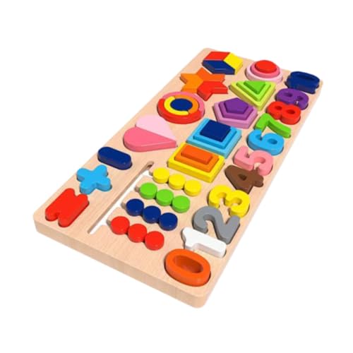 Fenteer Holzformsortierer, Zählspiel, Lehrmittel, sensorisches Spielzeug, Vorschule für, Stapel- und Sortierbrett, Holzsortier-Stapelspielzeug Fenteer Holzformsortierer, Zählspiel, Lehrmittel, sensorisches Spielzeug, Vorschule für, Stapel- und Sortierbrett, Holzsortier-Stapelspielzeug von Fenteer