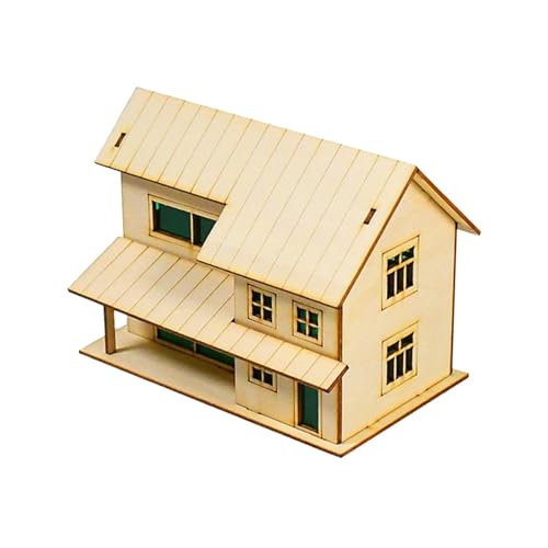 Fenteer Holzhaus-Modell im Maßstab 1:72, Dekoration, 3D-Zubehör, unbemalt, fertig, DIY-Gebäude für Diorama, einzigartige Geschenke, Teenager, Erwachsene, Style A Fenteer Holzhaus-Modell im Maßstab 1:72, Dekoration, 3D-Zubehör, unbemalt, fertig, DIY-Gebäude für Diorama, einzigartige Geschenke, Teenager, Erwachsene, Style A von Fenteer