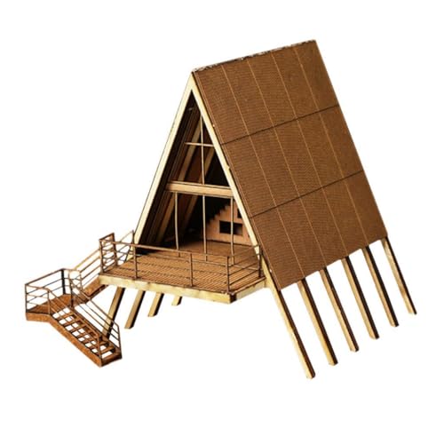 Fenteer Holzmodell Kit Haus Mini Gebäude DIY -Malerei Modellierung Kit Bildungsspielzeug 3D -Puzzle -Modell Making Kit für Layout Railway, Ohne Boden Fenteer Holzmodell Kit Haus Mini Gebäude DIY -Malerei Modellierung Kit Bildungsspielzeug 3D -Puzzle -Modell Making Kit für Layout Railway, Ohne Boden von Fenteer