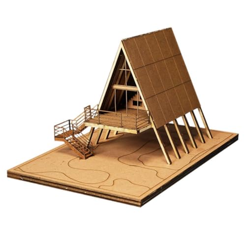 Fenteer Holzmodell Kit Haus Mini Gebäude DIY -Malerei Modellierung Kit Bildungsspielzeug 3D -Puzzle -Modell Making Kit für Layout Railway, mit Boden Fenteer Holzmodell Kit Haus Mini Gebäude DIY -Malerei Modellierung Kit Bildungsspielzeug 3D -Puzzle -Modell Making Kit für Layout Railway, mit Boden von Fenteer