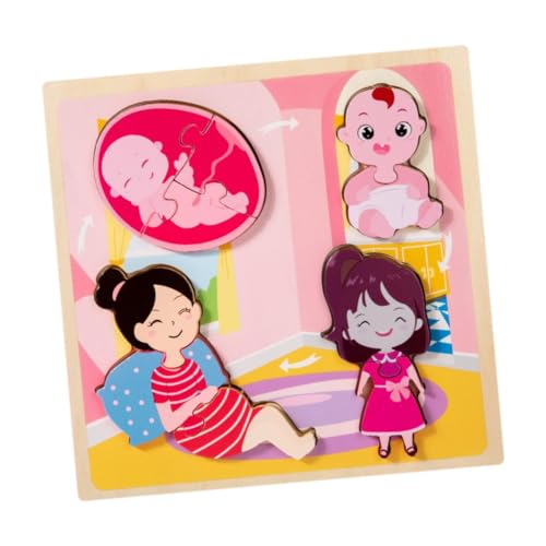 Fenteer Holzpuzzle, Puzzle, Denksportaufgabe, Vorschulisches Lernen für Jungen und Mädchen, Geschenke für, interaktives Früherziehungsspielzeug, Frauen Fenteer Holzpuzzle, Puzzle, Denksportaufgabe, Vorschulisches Lernen für Jungen und Mädchen, Geschenke für, interaktives Früherziehungsspielzeug, Frauen von Fenteer