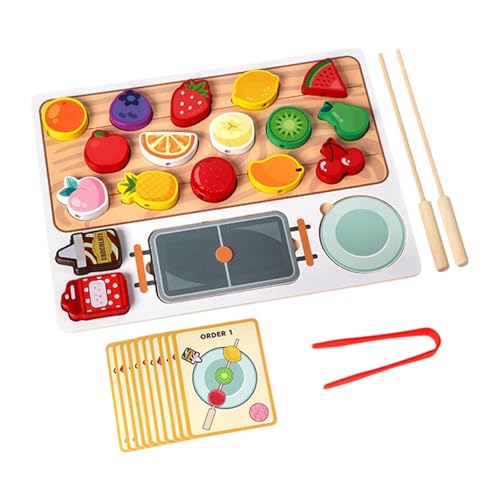 Fenteer Holzspielzeug Essen Obst kandierte Haws Spielzeug Simulation Matching Game Küchenspielset Frühes Lernen für Kinder Kinder Fenteer Holzspielzeug Essen Obst kandierte Haws Spielzeug Simulation Matching Game Küchenspielset Frühes Lernen für Kinder Kinder von Fenteer