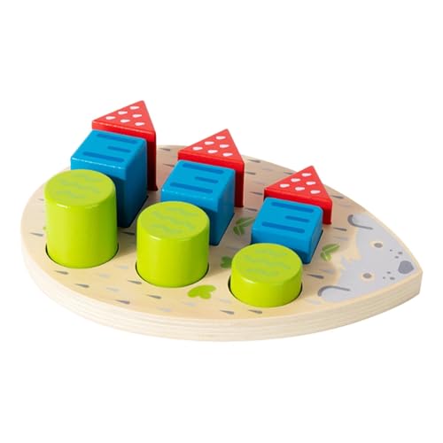 Fenteer Holzspielzeug zum Sortieren von Farben und Formen, Spielzeug zum Trainieren der Feinmotorik, Spielen, frühes Lernen, pädagogisch wertvoll für Jungen, Fenteer Holzspielzeug zum Sortieren von Farben und Formen, Spielzeug zum Trainieren der Feinmotorik, Spielen, frühes Lernen, pädagogisch wertvoll für Jungen, von Fenteer