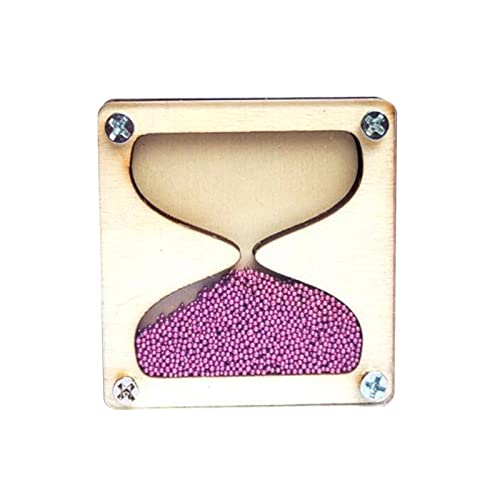 Fenteer Hourglass Busy Board Kit Motorik Frühe pädagogische -Unterrichtsrequisiten für Jungen Mädchen Reisen Auto Spielzeug Geburtstagsgeschenk, Dunkelrosa von Fenteer