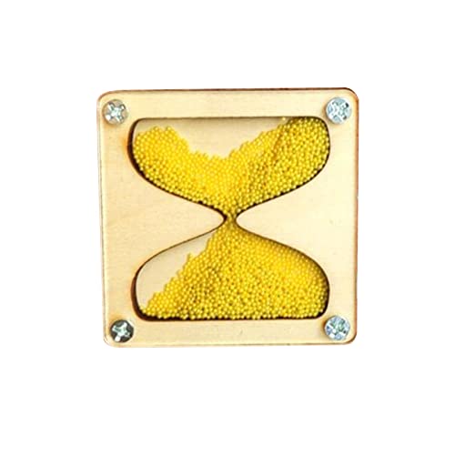Fenteer Hourglass Busy Board Kit Motorik Frühe pädagogische -Unterrichtsrequisiten für Jungen Mädchen Reisen Auto Spielzeug Geburtstagsgeschenk, GELB von Fenteer