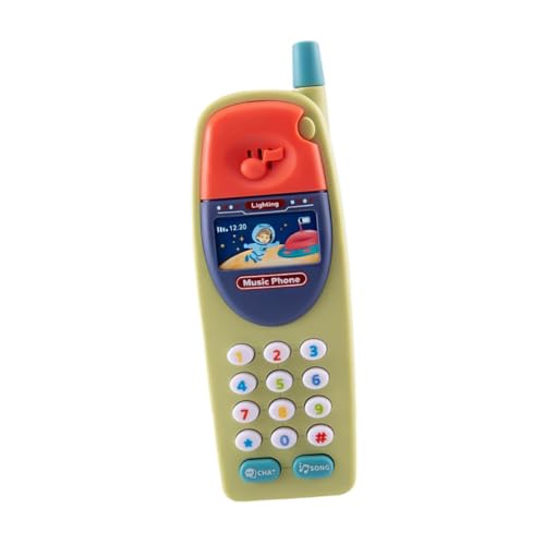 Fenteer Interaktives Baby-Telefonspielzeug, Baby-Telefonspielzeug, musikalische Babygeräusche, Spielzeug für 12–18 Monate, Kinder, GrÜn Fenteer Interaktives Baby-Telefonspielzeug, Baby-Telefonspielzeug, musikalische Babygeräusche, Spielzeug für 12–18 Monate, Kinder, GrÜn von Fenteer