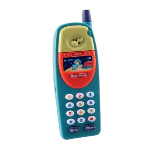 Fenteer Interaktives Baby-Telefonspielzeug, Baby-Telefonspielzeug, musikalische Babygeräusche, Spielzeug für 12–18 Monate, Kinder, Hellblau Fenteer Interaktives Baby-Telefonspielzeug, Baby-Telefonspielzeug, musikalische Babygeräusche, Spielzeug für 12–18 Monate, Kinder, Hellblau von Fenteer