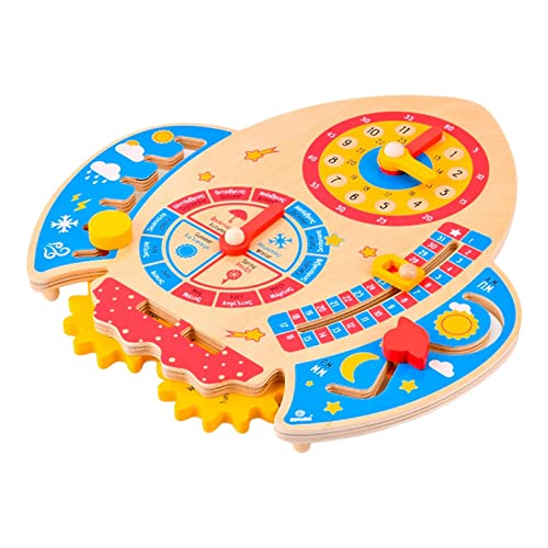 Fenteer Kalender Board Time Activity Set Unterrichtszeit für Jungen von Fenteer
