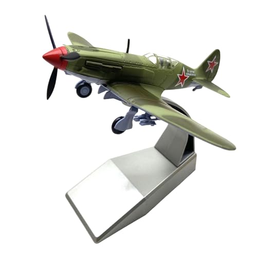 Fenteer Kampfflugzeugmodell im Maßstab 1/72, Metall-Kampfflugzeugmodell mit Basis, Spielzeug-Simuliertes Flugzeug für Fernsehschrank-Wohnzimmerdekorationen von Fenteer