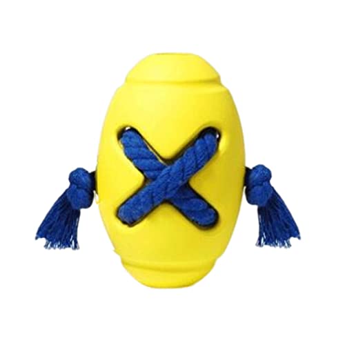 Fenteer Kauspielzeug aus Gummi für Hunde, Training, IQ, Futterspender, Welpenspiel, Übung, interaktives Hunde-Puzzle-Spielzeug, Leckerli-Ball für kleine, von Fenteer